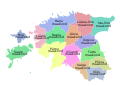 Estlands fylker før reformen i 2017.