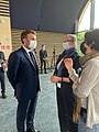 Le Président Emmanuel Macron au Forum International Bois Construction 2021