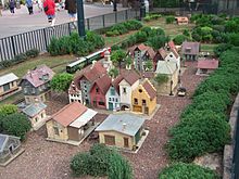 Miniature village and railway EpcotGermanyMiniRailway.JPG