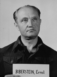 Ernst Biberstein i amerikansk fångenskap.