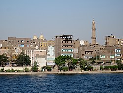 Városkép a Nílus felől