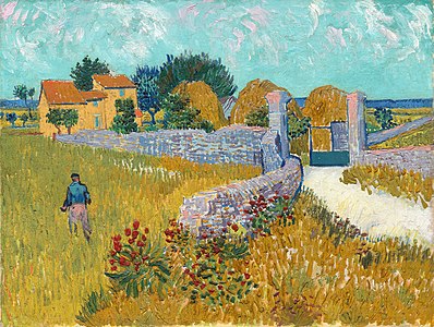 Vincent van Gogh Farmhouse in Provence (1888)