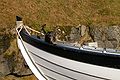 Faroe boat with cat in Gjógv