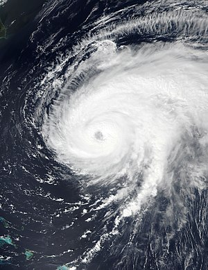 Hurricane Fiona was the costliest natural disaster in Atlantic Canada's history. Fiona 2022-09-22 1750Z.jpg