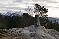 Fløyvarden på Fløyfjellet med Ulriken i bakgrunnen