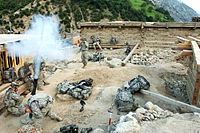 M252 mortar and crew in Afghanistan, 2009.