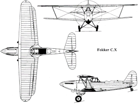 vue en plan de l’avion