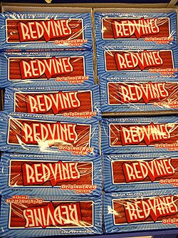 Bonbóny Red Vines z muzikálu