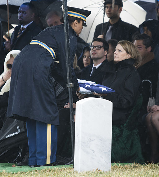 Former senator, WWII veteran buried at Arlington 150310-A-DZ999-312