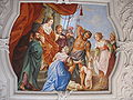 Same theme in ceiling fresco in Austrian church