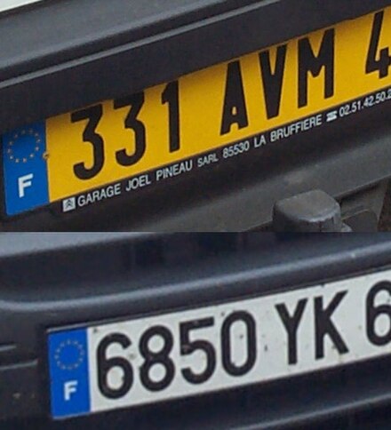 The system must be able to deal with different styles of vehicle registration plates.