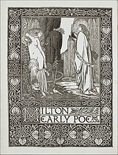 Фронтиспіс до видання 1896 року «Ранніх поем» Джона Мілтона