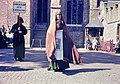 Furnes Procession des pénitents de la confrérie de la Sodalité(Scan diapo Agfacolor prises vers 1960 ) (1)