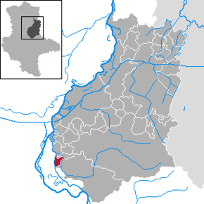 Poziția ortsteil Gübs pe harta districtului Jerichower Land