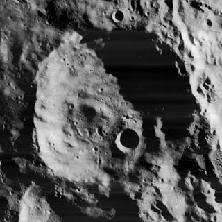 <span class="mw-page-title-main">Ganswindt (crater)</span> Lunar surface depression