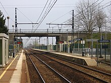 La gare de Gazeran.