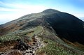 湯殿山からの尾根道