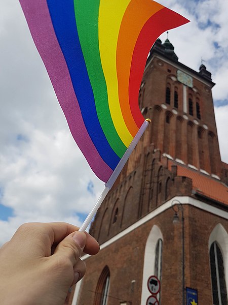 File:Gdansk Pride Parade 2019 Tolerado " Milość może tylko łączyć ".jpg