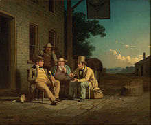 George Caleb Bingham's positive portrayal of a candidate canvassing in the United States in 1852 George Caleb Bingham - Canvassing for a Vote - Google Art Project.jpg