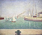 Georges Seurat - Entree du port d'Honfleur PC 172.jpg