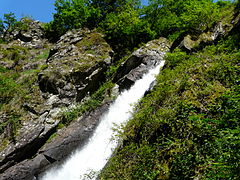 Las cascadas de Gimel (Corrèze).