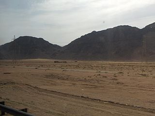 Il deserto a nord di Aqaba.