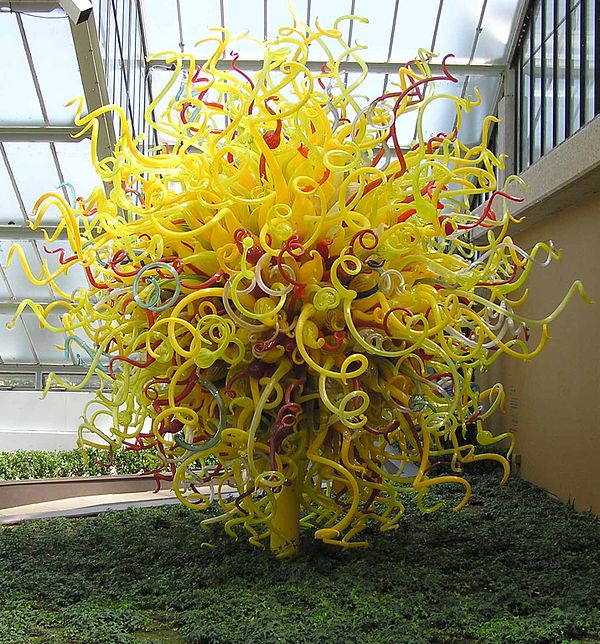 Dale Chihuly sculpture, Kew Gardens, London