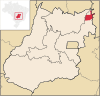 Location of São Domingos in Goiás