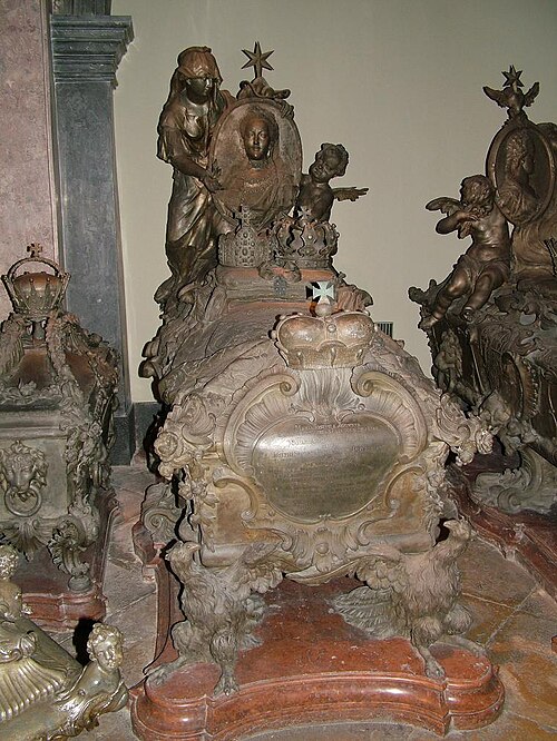 Maria Josepha's tomb in the Imperial Crypt, Vienna