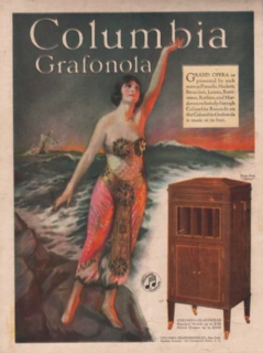 Columbia Grafonola Brand of early 20th century American phonograph