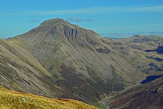 Great Gable Mountain in the United Kingdom