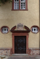 English: Pilgrimage chapel "Kleinheiligkreuz" (Portal) in Kleinlueder, Grossenlueder, Hesse, Germany This is a picture of the Hessian Kulturdenkmal (cultural monument) with the ID Unknown? (Wikidata)