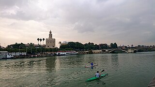 Guadalquivir river in Spain