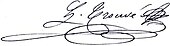 signature de Gustave Trouvé