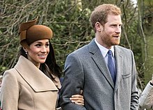 Markle and Prince Harry on Christmas Day 2017