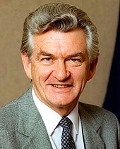 Bob Hawke, who along with Paul Keating laid the groundwork to both New Democrats and New Labour as well as Third Way politics Hawke Bob BANNER.jpg