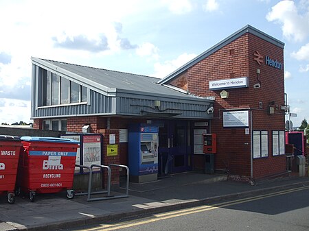 Hendon station building 2012