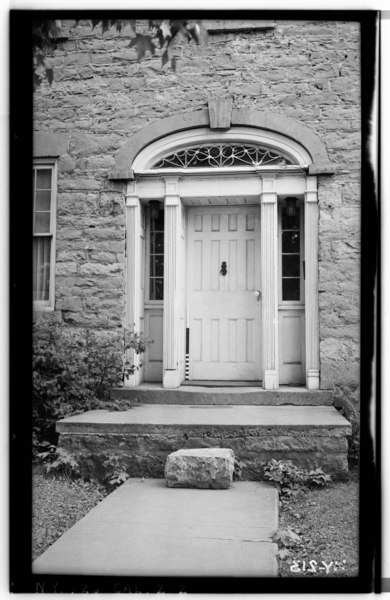 File:Historic American Buildings Survey, Walter H. Cassebeer, Photographer July 1936, Front Entrance North El. - James R. Clark House, Main Street, Caledonia, Livingston County, NY HABS NY,26-CAL,1-2.tif