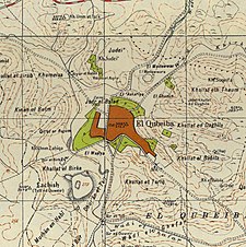 Historical map series for the area of Al-Qubayba, Hebron (1940s).jpg