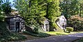 Holder Pennington Chisholm mausoleums - Lake View Cemetery.jpg