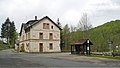 Entrance building and outbuilding of the Holzhau train station