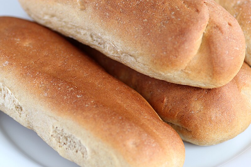 File:Homemade whole wheat hot dog buns.jpg