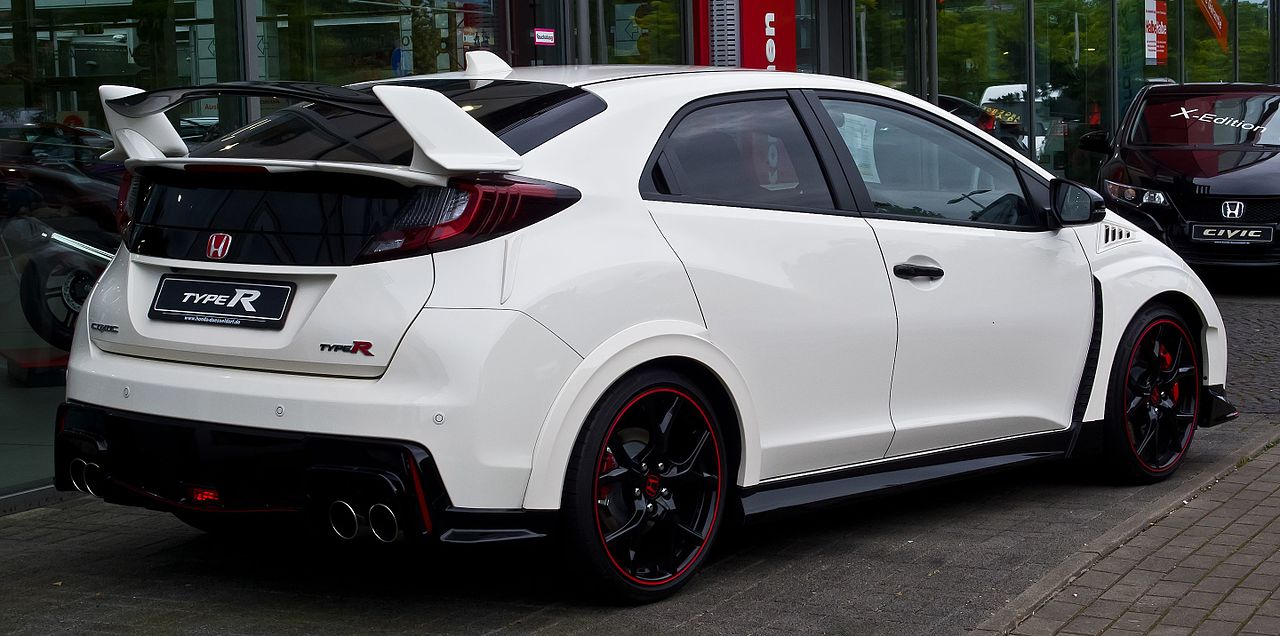 Image of Honda Civic Type R (IX, Facelift) – Heckansicht, 29. Juni 2016, Düsseldorf