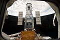 Hubble seated on the MULE in the cargo bay