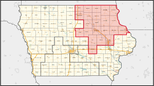 Iowa's 2nd congressional district (since 2023).svg