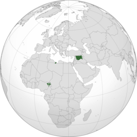 Подконтрольные ИГ территории на май 2015 года