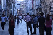 Istiklal Avenue during Gezi Park protestsImage taken by John Lubbock in Istanbul during the Gezi Park protests, 2013