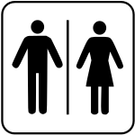 panneaux de signalisation routière italienne - icône wc.svg