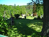 Hřbitov v Petrovicích, okres Liberec.