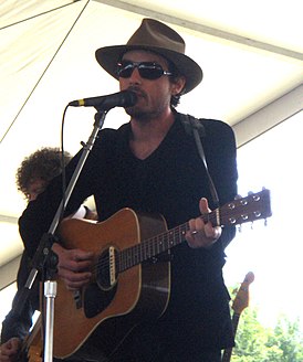 Op het Newport Folk Festival, 2008.